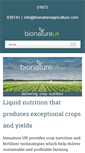 Mobile Screenshot of bionatureagriculture.com